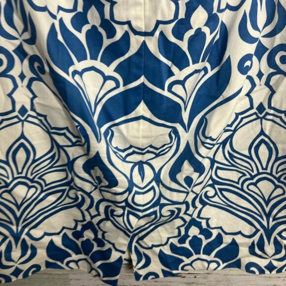 Etcetera Women Skirt Sz 10 blue white floral - Picture 6 of 7